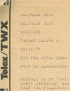 Chapman Telex