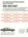 DMCNational Car Rental Pamphlet