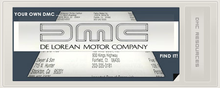 Want your own DMC and drive the dream? Or just surf the web for more DMC info? Find your own DMC, or surf other DMC sites