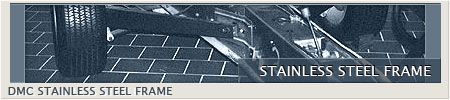 The DeLorean Stainless Steel Prototype Frame DMC Stainless Steel Frame